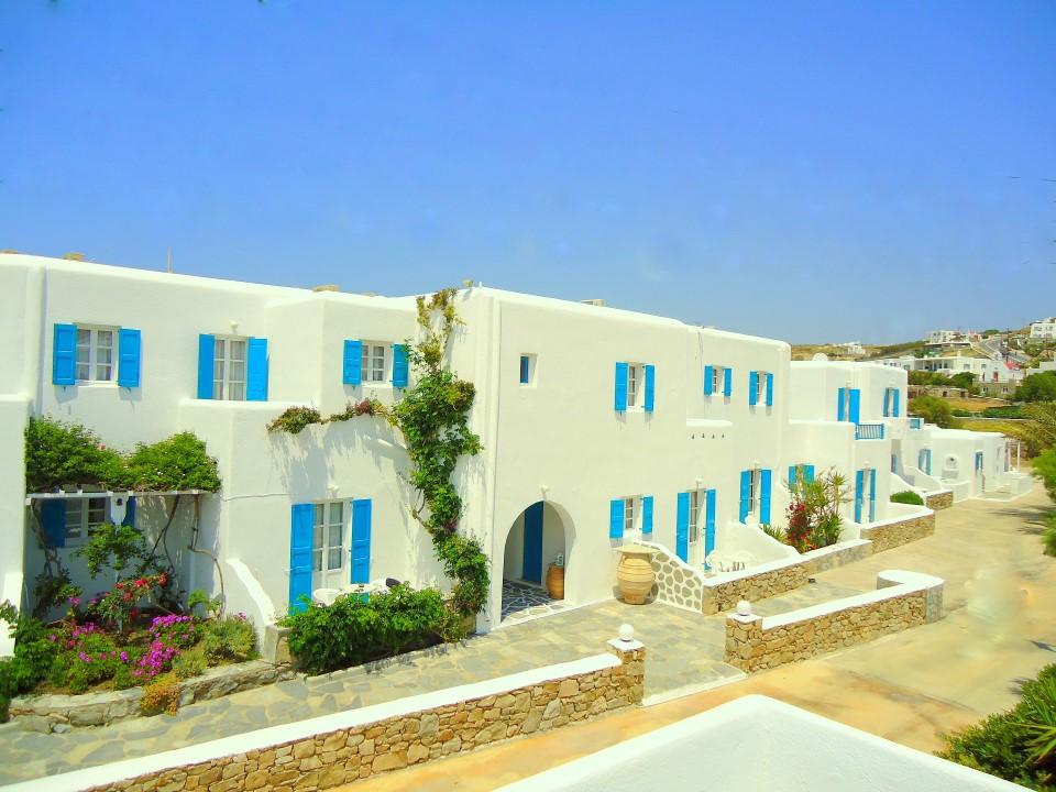 Cyclades Blue Aparthotel Орнос Екстериор снимка