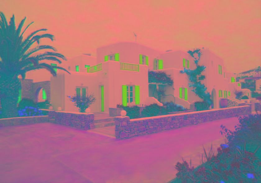 Cyclades Blue Aparthotel Орнос Екстериор снимка