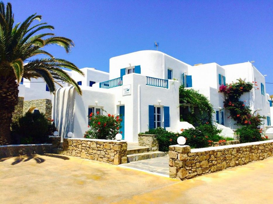 Cyclades Blue Aparthotel Орнос Екстериор снимка